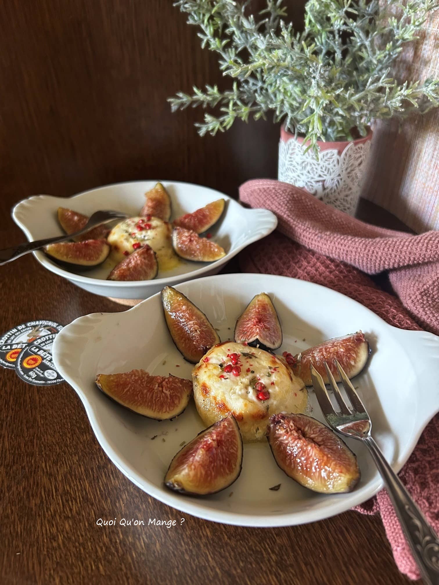 Figues fraîches et Fromage de Chèvre gratiné | Si facile tellement délicieux !