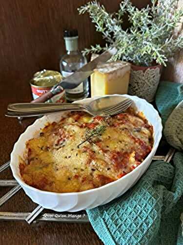 Gratin d’Aubergines – Tomates – Feta et Comté