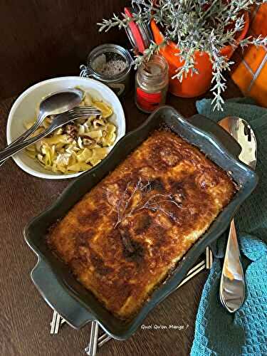 Clafoutis au Munster & au Cumin | Recette de Ch. Felder