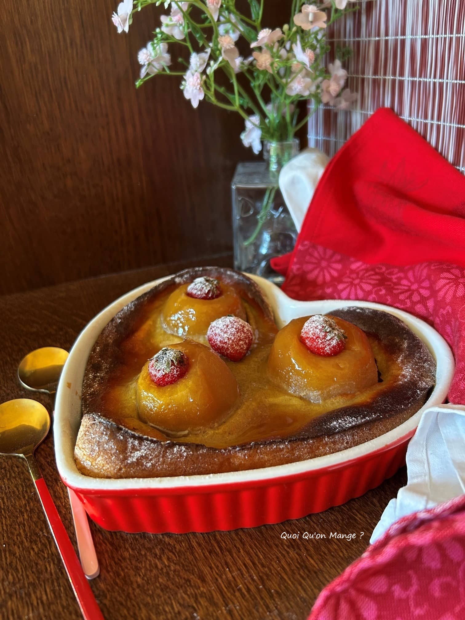 Clafoutis Pommes d’Amour | Recette de Ch. Felder