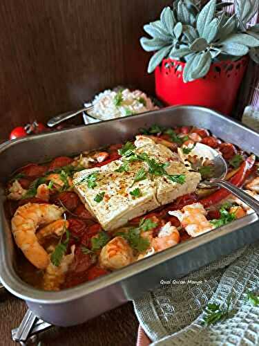 Crevettes rôties aux Tomates grillées et à la Feta | Recette de Y. Ottolenghi