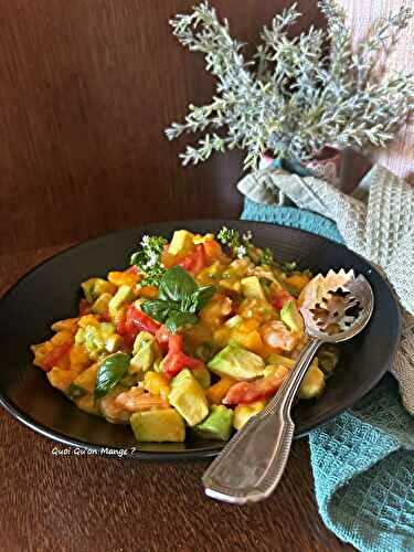 Salade Ceviche Mangue Crevettes