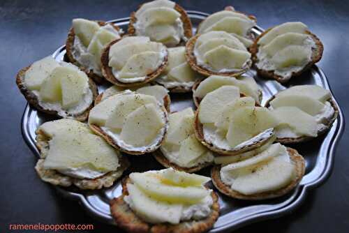 Blinis fromage pomme