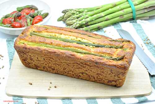 Cake aux asperges vertes