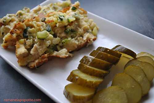 Cake poulet et courgettes