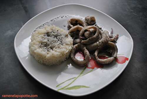 Calamares en su tinta (recette de ma maman)