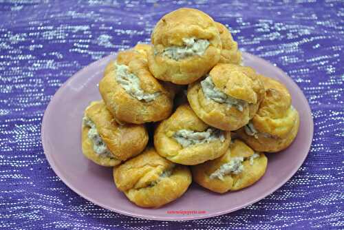 Choux au saumon et fromage - Bataille Food #51