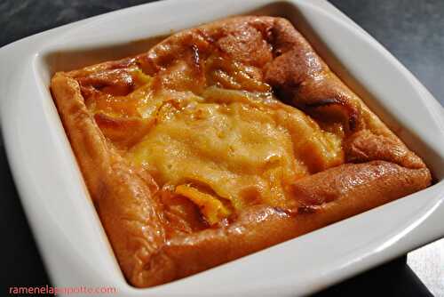 Clafoutis au lait de coco et mangue