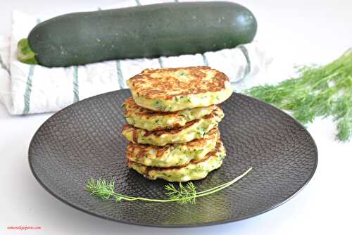 Courgettes façon pancakes