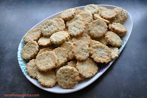 Crackers maison pavot et sésame