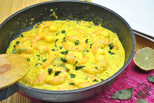 Curry de crevettes