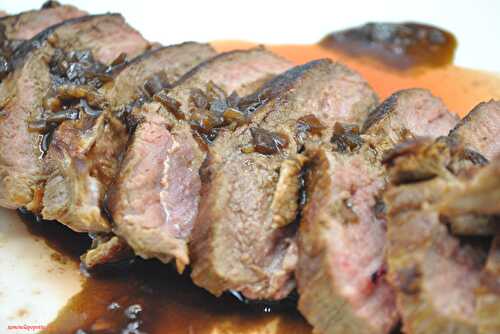 Filet de canard sauce balsamique et orange