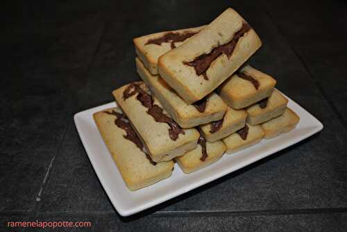 Financiers au Nutella