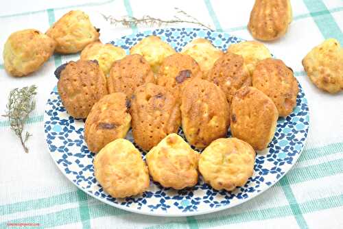 Madeleines au chèvre et saumon