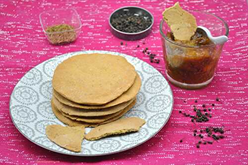 Papadums et son chutney de mangue - Bataille Food #53