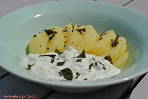 Patatosalata (salade de pommes de terre et son tzatziki)