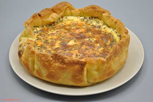 Quiche mascarpone lardons