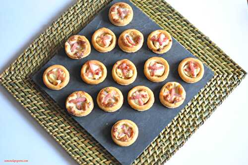 Quiches fromage lardons