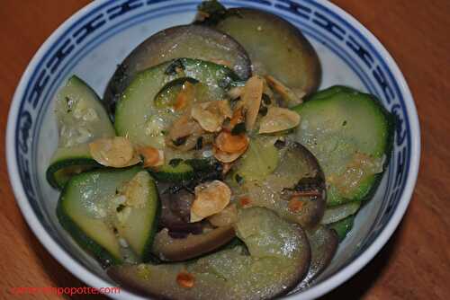 Salade courgette - aubergine