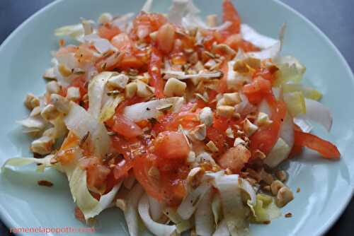 Salade d'endives et tomates
