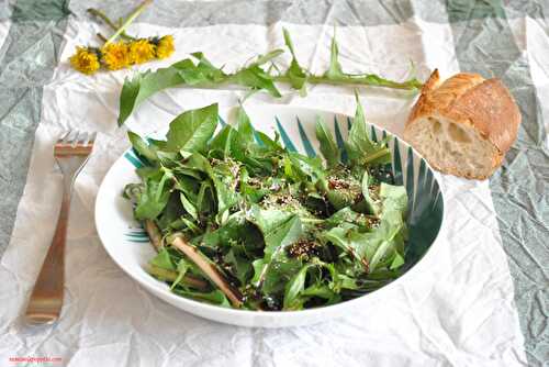 Salade de pissenlit | Ramène la Popotte