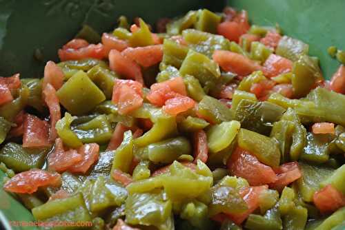 Salade poivrons - tomates