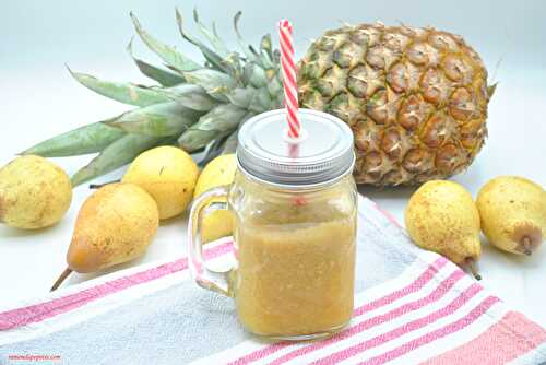 Smoothie ananas poires