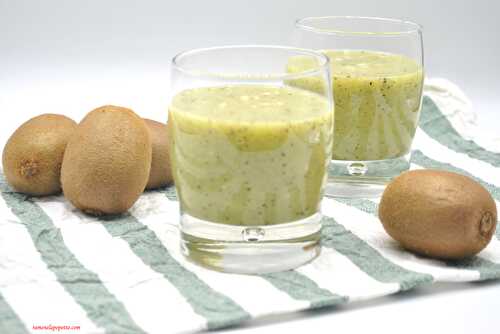 Smoothie banane kiwi pomme