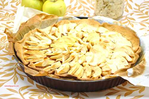 Tarte crème amandes pommes