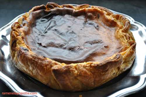 Tarte façon flan au chocolat