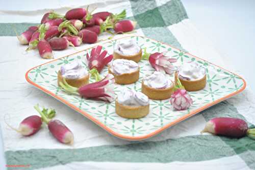 Tartelettes de crème de radis