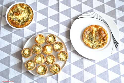 Tartelettes feta et herbes