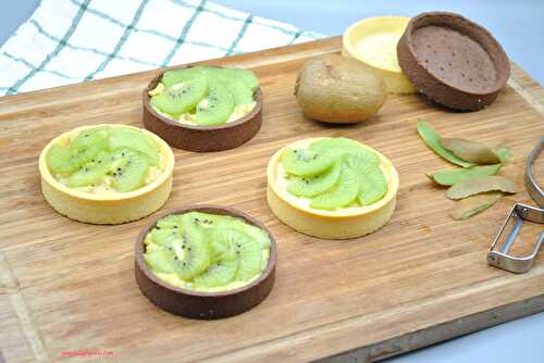 Tartelettes kiwi fleur oranger