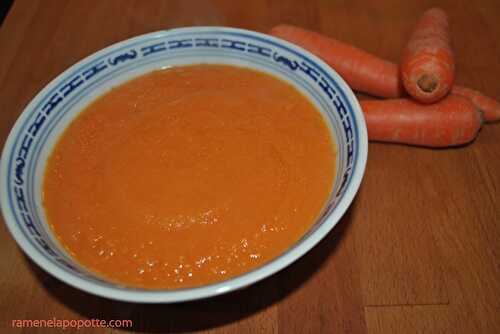 Velouté de carottes et patate douce