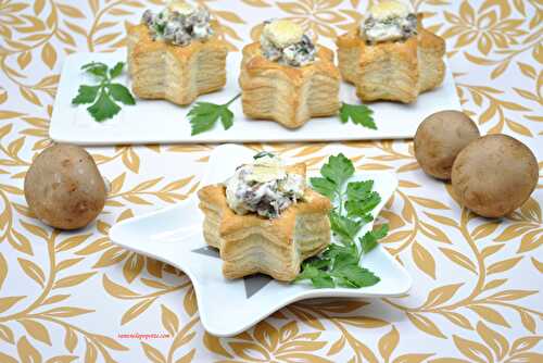 Vol-au-vent poulet champignons