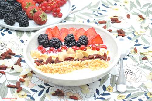 Yaourt aux fruits rouges