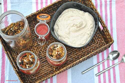 Yaourt vegan fraise