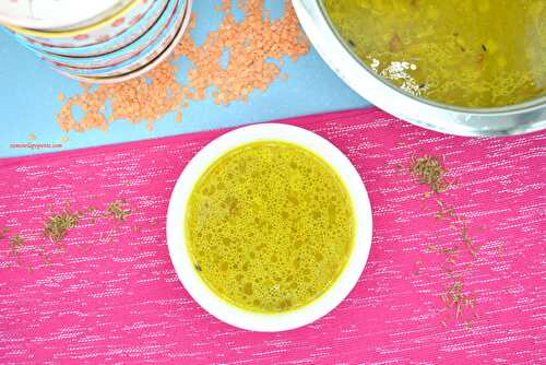 Soupe de dahl lentilles corail