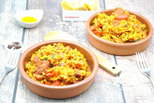 Riz comme en Espagne au chorizo