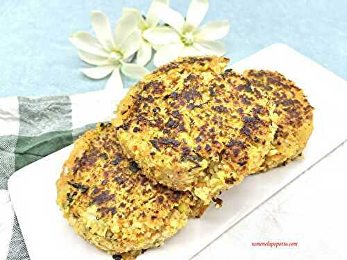 Galettes quinoa carotte