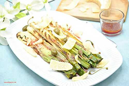 Salade de poireaux grillés