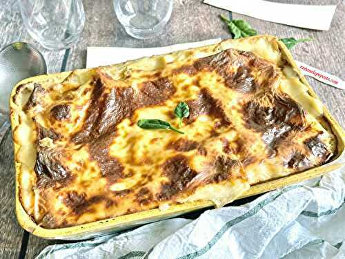 Lasagnes saumon épinards chèvre