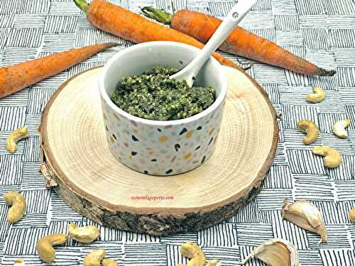 Pesto fanes de carottes