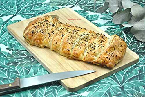 Tresse feuilletée thon mozzarella