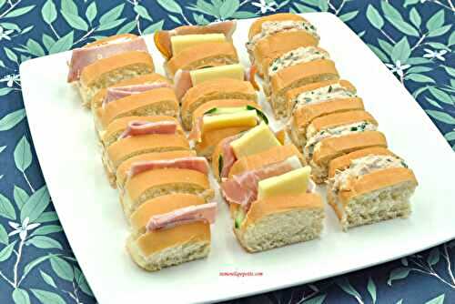 Mini sandwichs hot-dog
