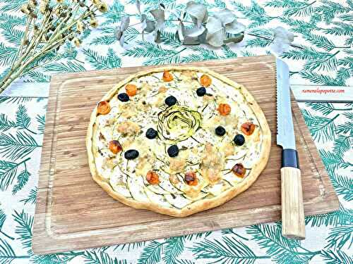 Tarte rustique courgette mozzarella