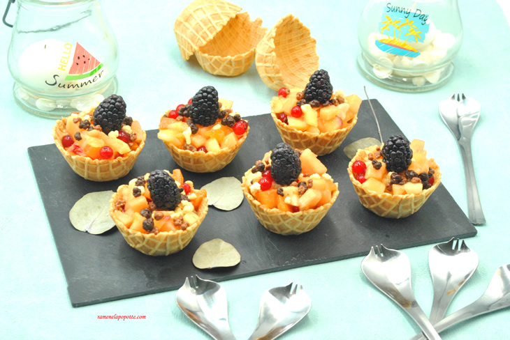 Coupelles de fruits