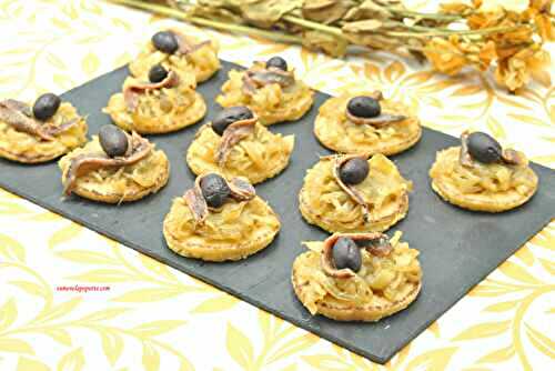 Blinis façon pissaladière