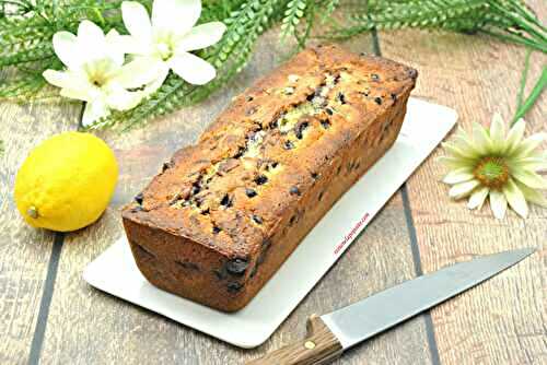 Cake myrtilles citron pavot