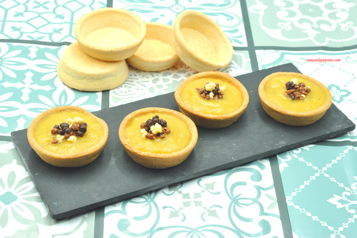 Tartelettes compote pomme mangue